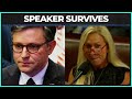 Marjorie Greene FAILS To Oust House Speaker, Gets Heckled By Own Party!
