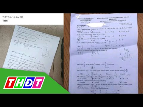 Thi tốt nghiệp THPT năm 2022: Một thí sinh đưa đề Toán lên mạng | THDT #HOT