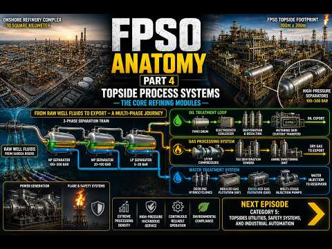 Inside an FPSO Refinery Topside Process Systems Explained  FPSO Anatomy Part 5