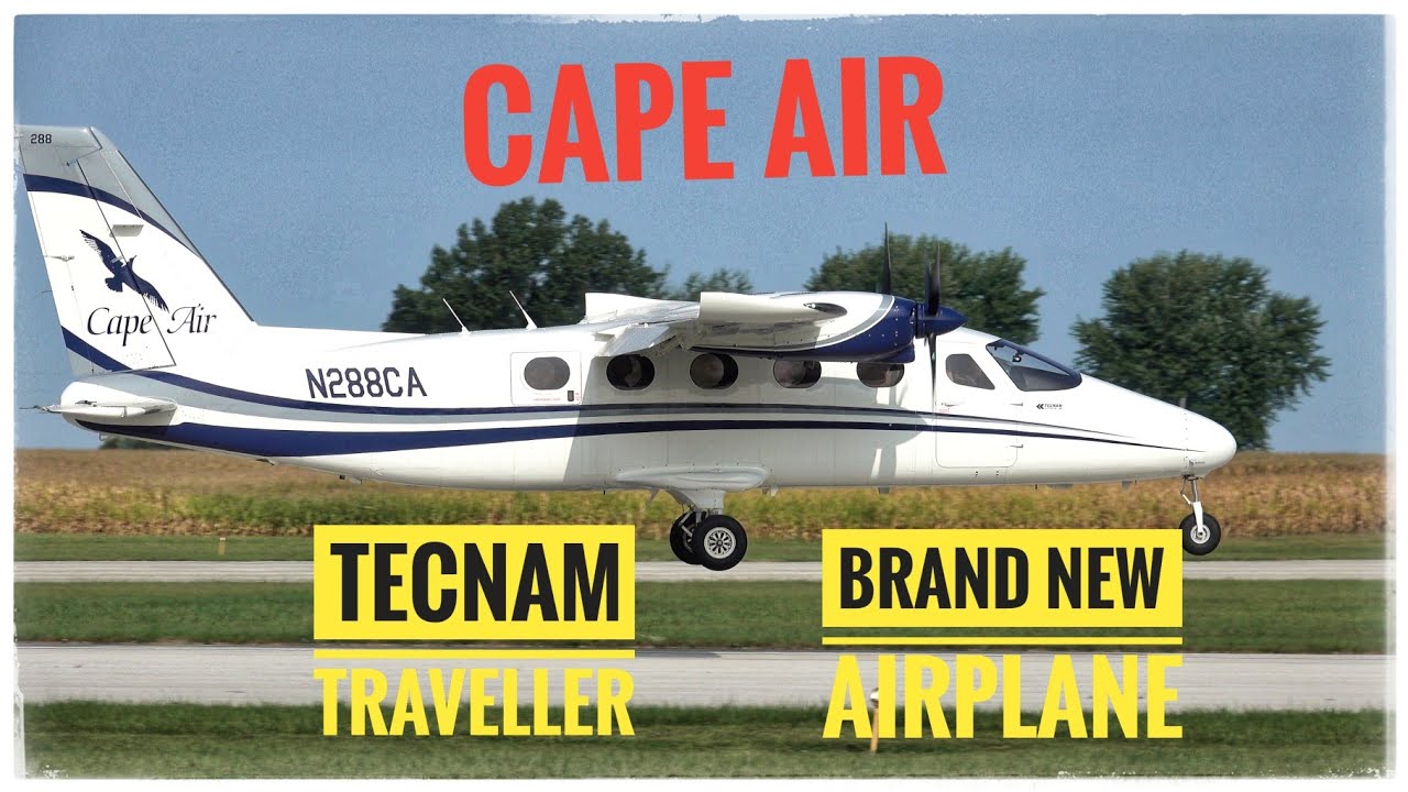 Cape Air NEW AIRPLANES Tecnam P2012 Traveller Landing N288CA YouTube