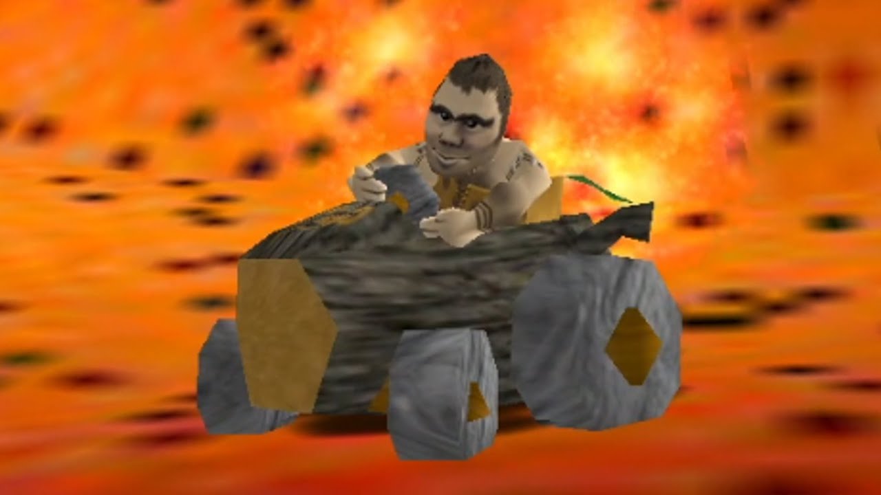 Silly Caveman Racing | Cro-Mag Rally Remake | Full Gameplay - YouTube