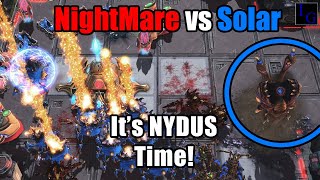 Is NYDUS The Stargate Counter! (NightMare vs Solar) | StarCraft 2 SC2 Professional Game Pro Match