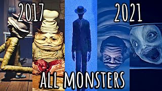 All Monsters/Bosses/Villains in Little Nightmares Games Series - (2017-2021) (VLN, 1 & 2)
