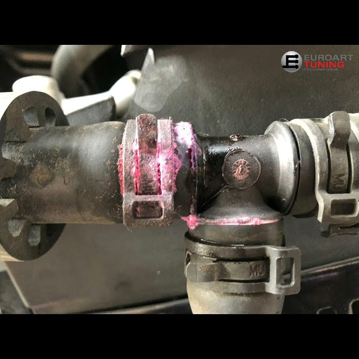 VW Tiguan coolant leak - YouTube
