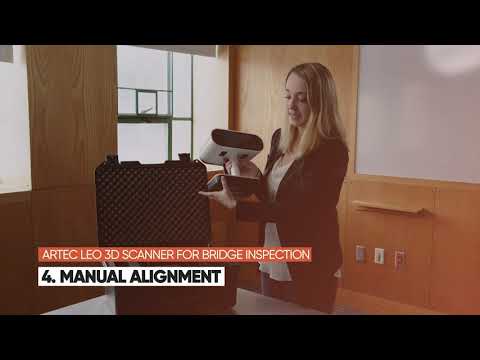 Artec Leo 3D Scanner for Bridge Inspection Part 4: Manual Alignment