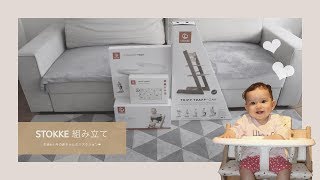 初投稿！【STOKKEトリップトラップを組立ててみた】生後６ヶ月の娘のリアクション