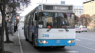 Троллейбус Екатеринбурга Зиу-682Г-016.03 Борт. №390 Маршрут №3 На Остановке 