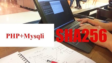 EP.72 การทำระบบเพิ่มข้อมูลสมาชิก โดยเก็บรหัสผ่านแบบ sha256+php+mysqli