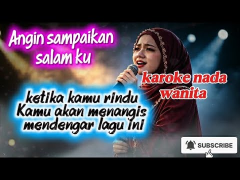 Wind, convey my greetings karaoke female key @ikunazza #karaoke #popular #viral