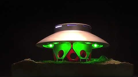 Invaders UFO lighting kit demo video
