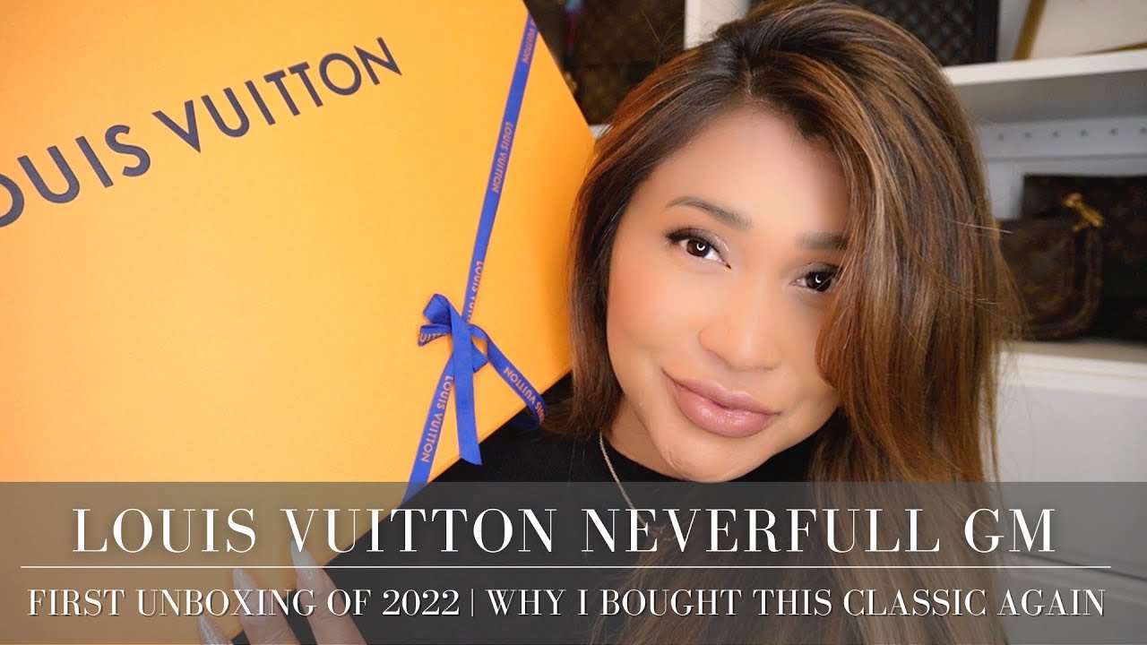 LUXURY HANDBAG UNBOXING | LOUIS VUITTON NEVERFULL MONOGRAM GM | Chanta ...