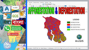 Deforestation & Afforestation Map from 2010 to 2020 Using ArcGIS