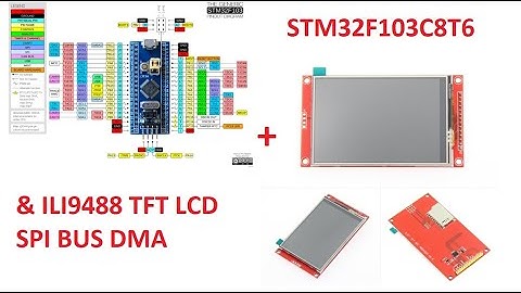 STM32 Arduino driving ILI9488 tft lcd 480*320 | TFT_espi library