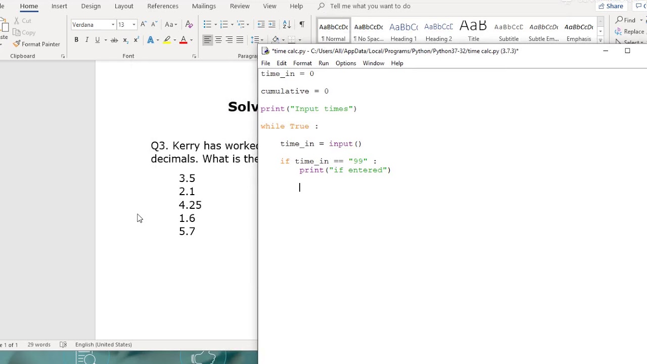 Solving Puzzles with Python - How many hours ? - YouTube