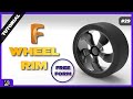 How to design a wheel rim using free form  fusion 360 tutorial 2021  itsmadeezy