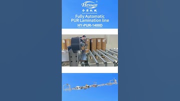 From Raw MDF to Finished Product - Fully Automated PET Lamination Process