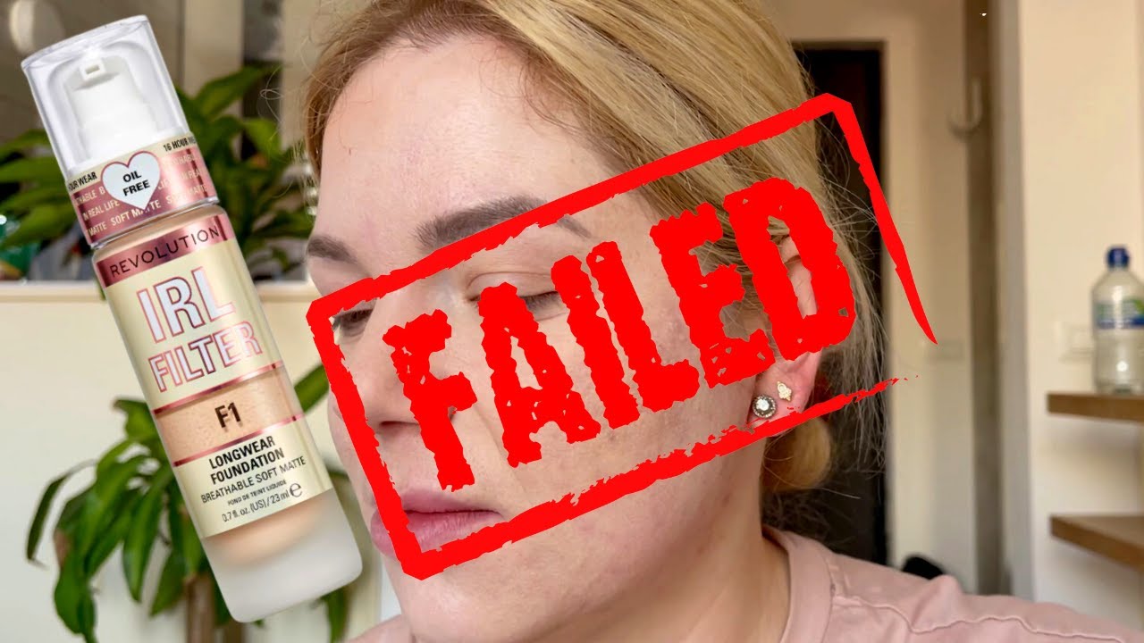 Makeup Revolution IRL Filter Longwear Foundation REVIEW / SAVE YOUR