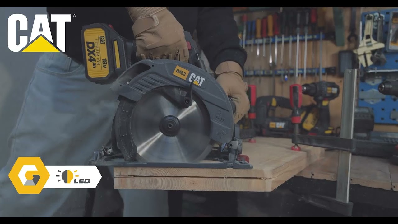 Cat® Power Tools 18V 185mm Circular Saw——DX53 - YouTube
