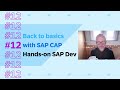 Back to basics with SAP Cloud Application Programming Model (CAP) - part 12 Mp3 Song