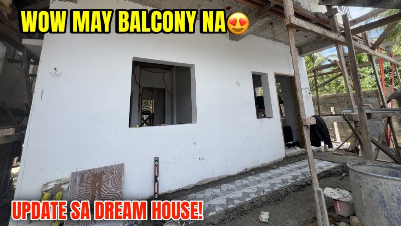 WOW MAY BALCONY NA SA BABA NG DREAM HOUSE! NAG GENERAL CLEANING AKO SA BAHAY! 
