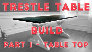 How to Build a Farmhouse Trestle Table - Part 1: The Table Top | Woodworking/DIY