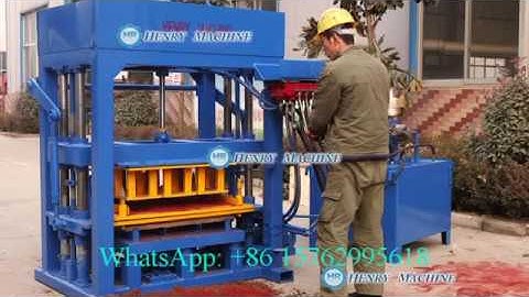 QT4-30 hydraulic diesel block making machine colorful paver available