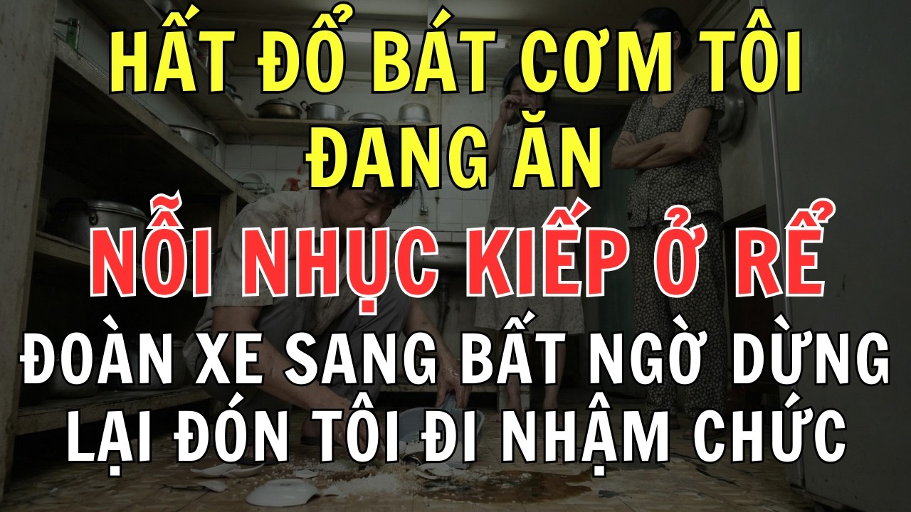 Hất Đổ Bát Cơm Tôi Đang Ăn – Nỗi Nhục Kiếp Ở Rể – Đoàn Xe Sang Bất Ngờ Dừng | Truyện Đêm Khuya