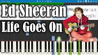 Ed Sheeran - Life Goes On [Piano Tutorial | Sheets | MIDI] Synthesia by Misha Kokh 24 views 1 day ago 3 minutes, 39 seconds