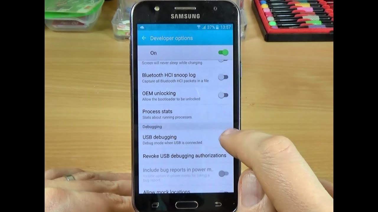 Samsung Galaxy J5 2016 2017 How To Enable Developer Options Youtube