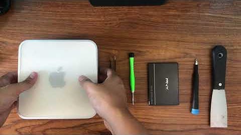 2007 Mac Mini SSD Upgrade