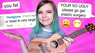 Video thumbnail of "I wrote a song using only hate comments 3!"