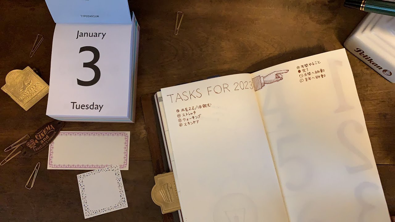 【手帳ライブ】やりたい事リストを書いていく【トラベラーズノート】