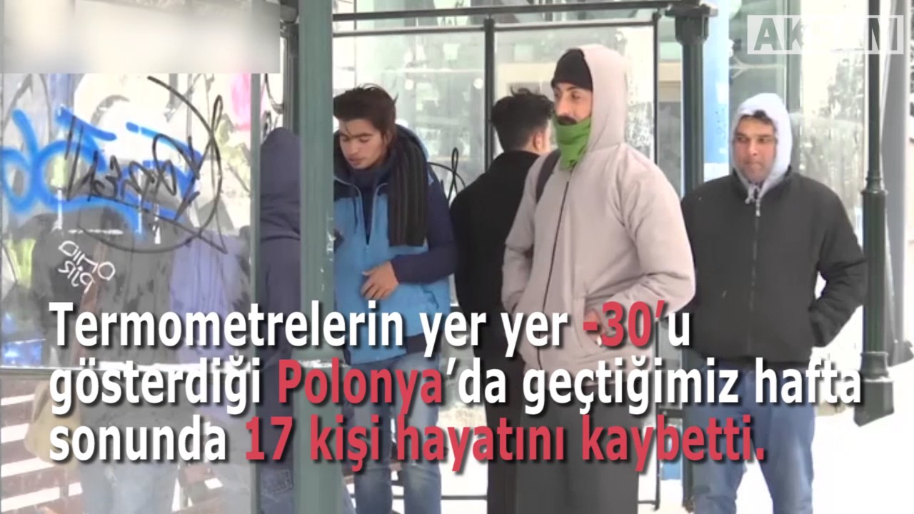 aksamite tábor Kara kış Avrupa’yı ve Balkanlar’ı esir alırken göçmenlerin yaşam mücadeleri yürek burkuyor