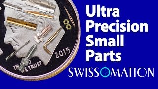 Swiss screw & CNC machining of small parts - micro machining by Swissomation | Fredericksburg, TX