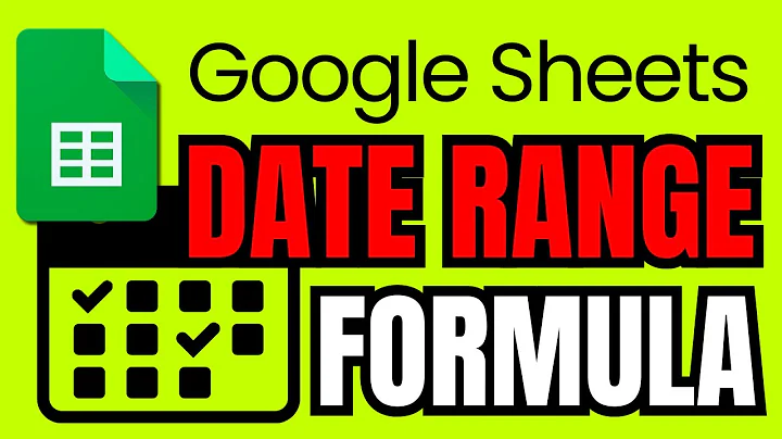 Filter By DATE RANGE Google Sheets Formula (EASY TUTORIAL)