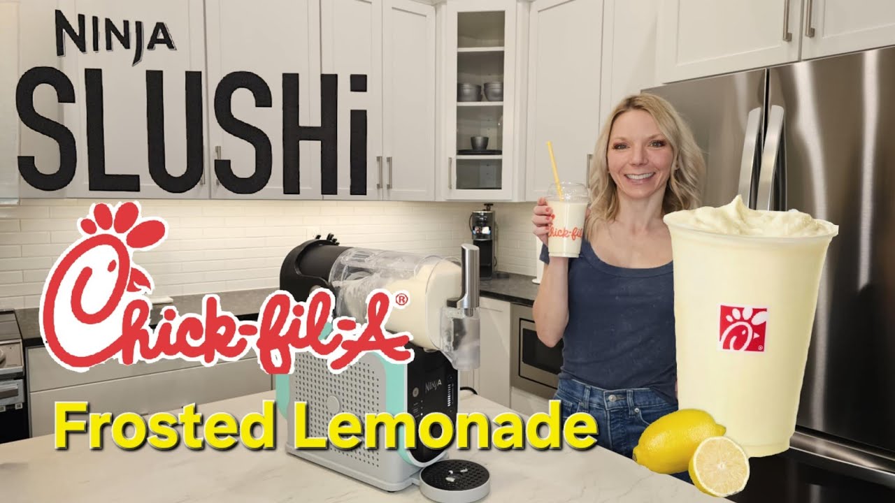 COPYCAT Chick-fil-A Frosted Lemonade NINJA SLUSHI Recipe