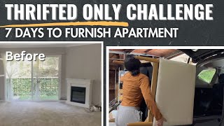 7 Days to Furnish Apartment  Secondhand Only (Part One)