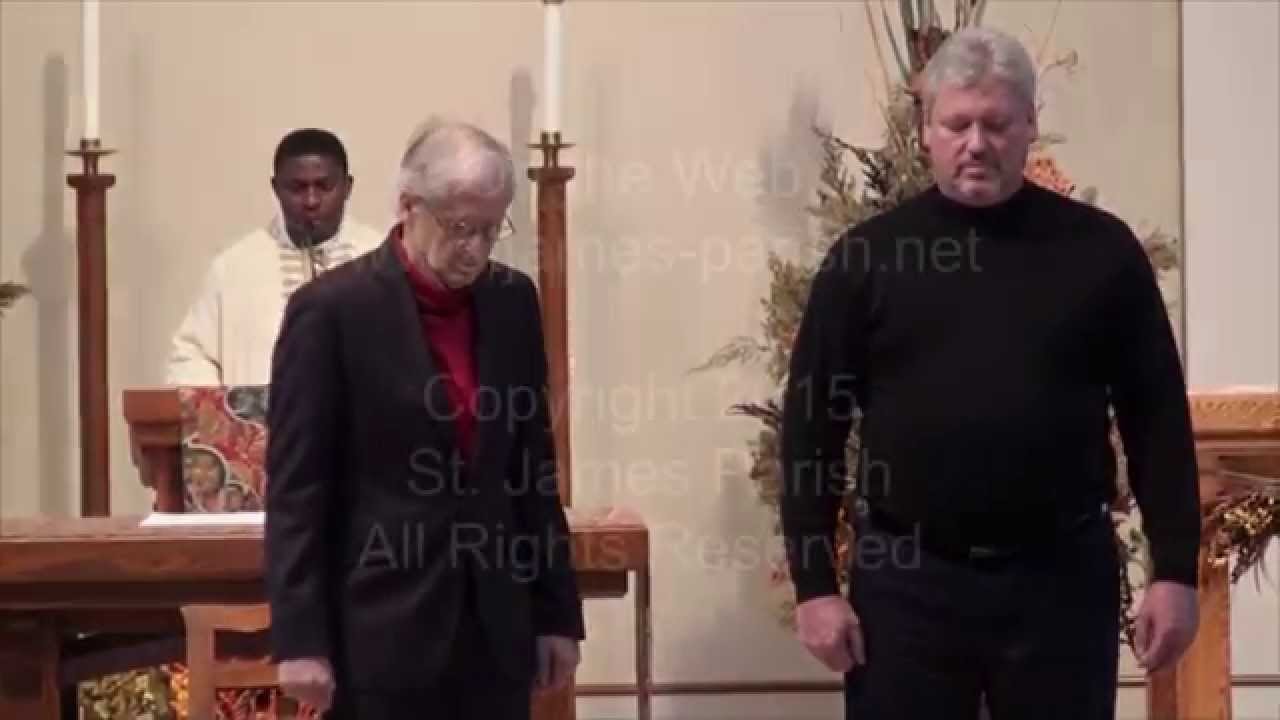 Gospel-St. James Parish The Solemnity Our Lord Jesus Christ, King of the Universe-Nov 22, 2015 - YouTube