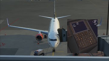 Boeing 737 FMC Setup by Loading a Simbrief Flightplan Tutorial | X-Plane 12