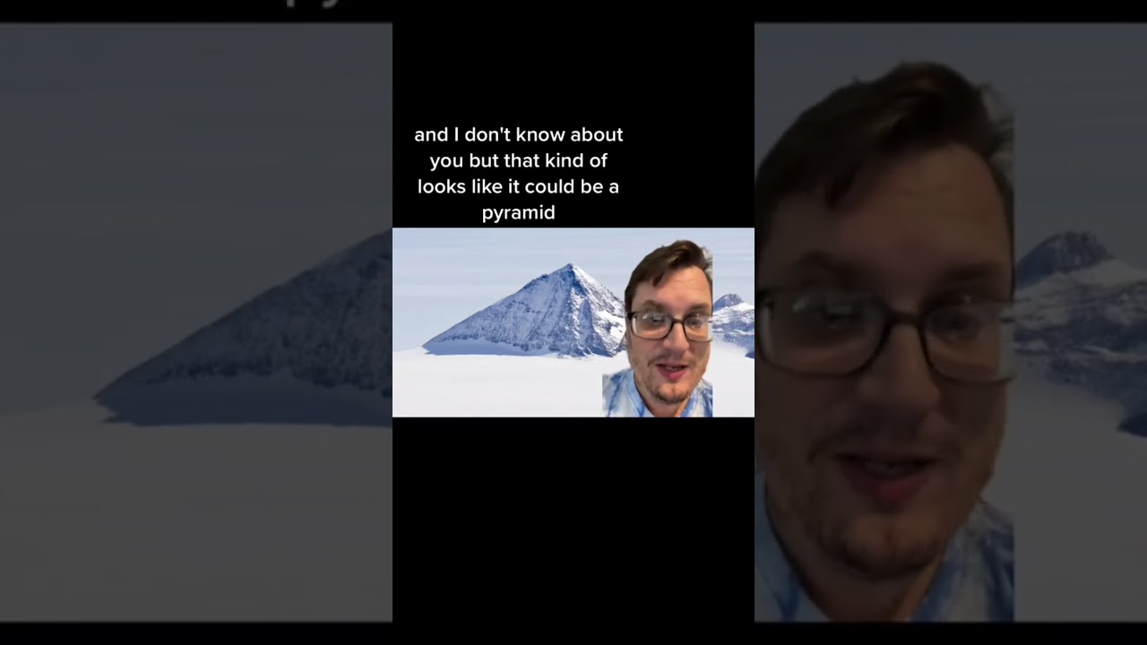 Pyramids in Antarctica? #antarctica #pyramid #mystery #shorts