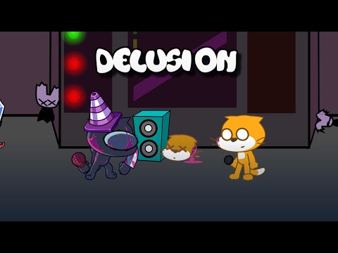 Delusion FNF but on Scratch | VS IMPOSTOR V4