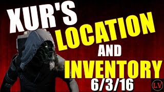 Xur Location 6316 - Where Is Xur This Week