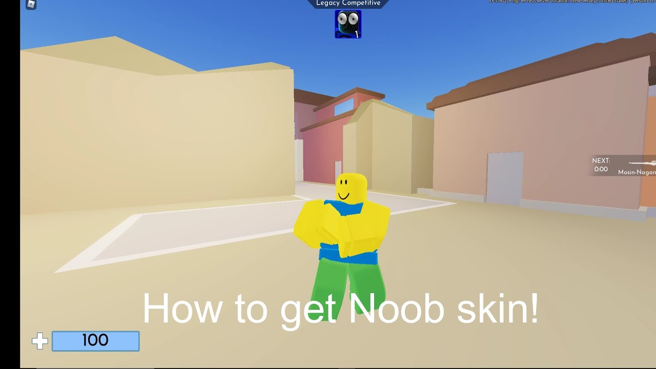 How to get Noob skin in arsenal! 