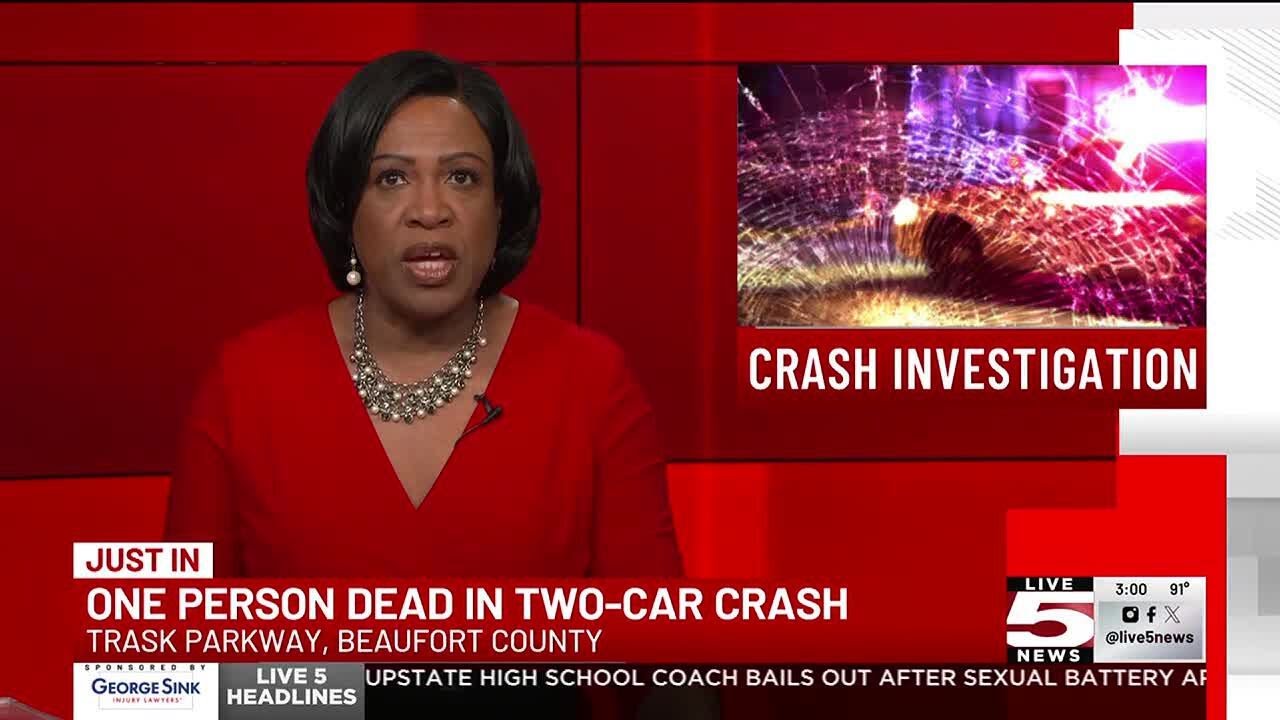 VIDEO: Troopers investigate deadly head-on collision in Beaufort County