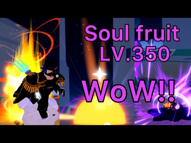 (Blox fruits) Soul fruit LV.350 combo and  Z X C V F WoW (linghu) class=