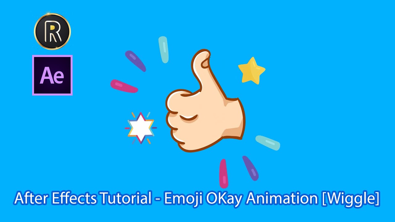 After Effects Tutorial - Emoji OKay Animation [Wiggle] - YouTube