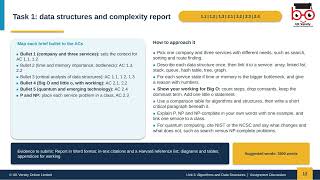 Information Unit 3 - Algorithms and Data Structures - Assignment Discussion Guide