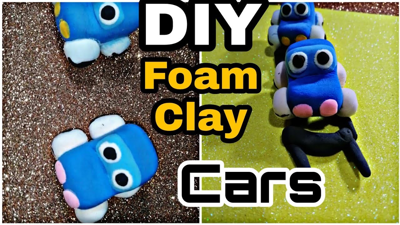 DIYFOAM CLAY CARARTS AND CRAFTS SHAFAY ARTS AND CRAFTS YouTube
