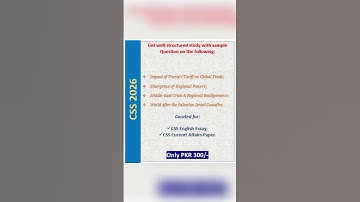 CSS ESSAY MATERIAL + Monthly Magazine available. #css #pakistanaffairs #cssessaytips