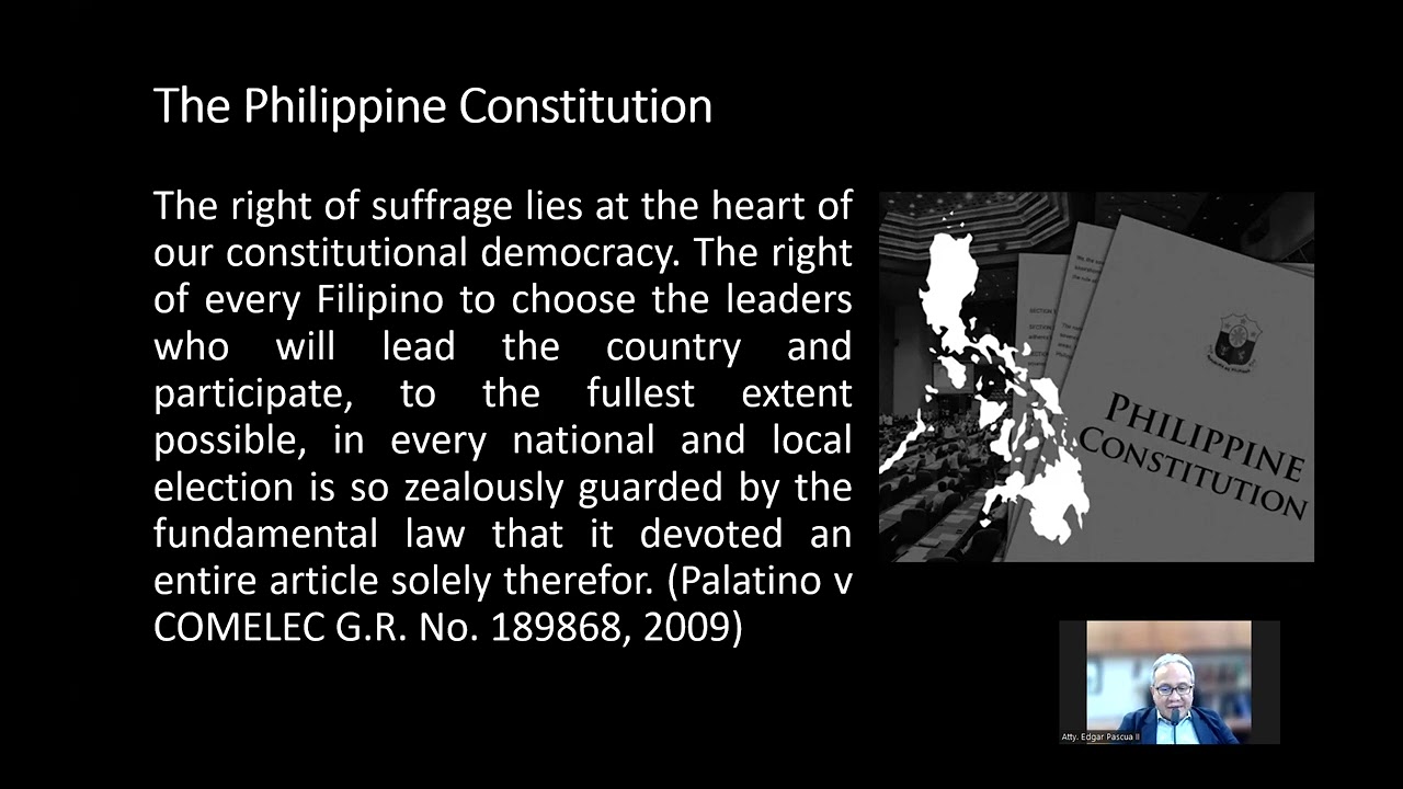 Part 1 -Philippine Election Law - Full Course - Introduction to the Course